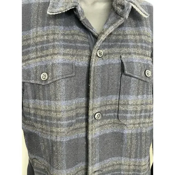 Banana Republic Navy Blue Green Blazer Jacket Women’s Size Small - Picture 3 of 12